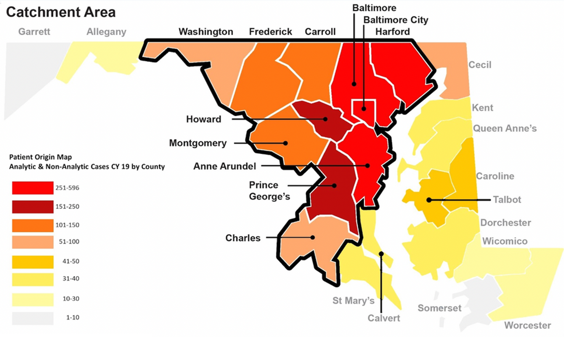 UMGCCC Catchment Area Map